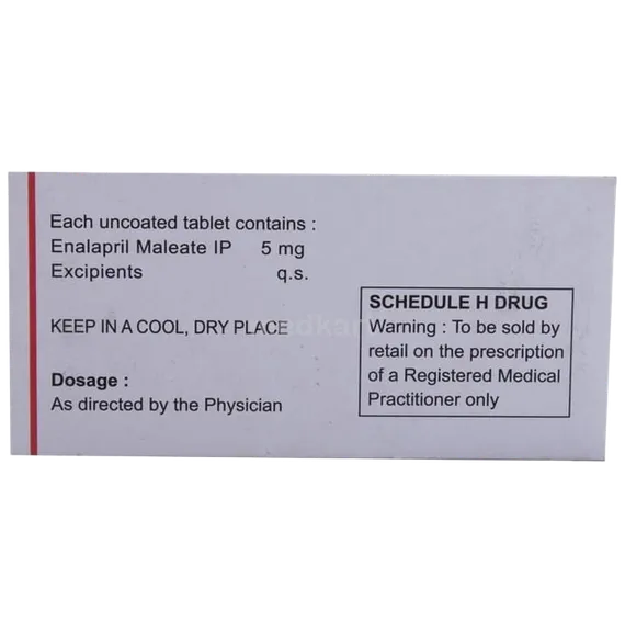 envas 5mg tablet 15's